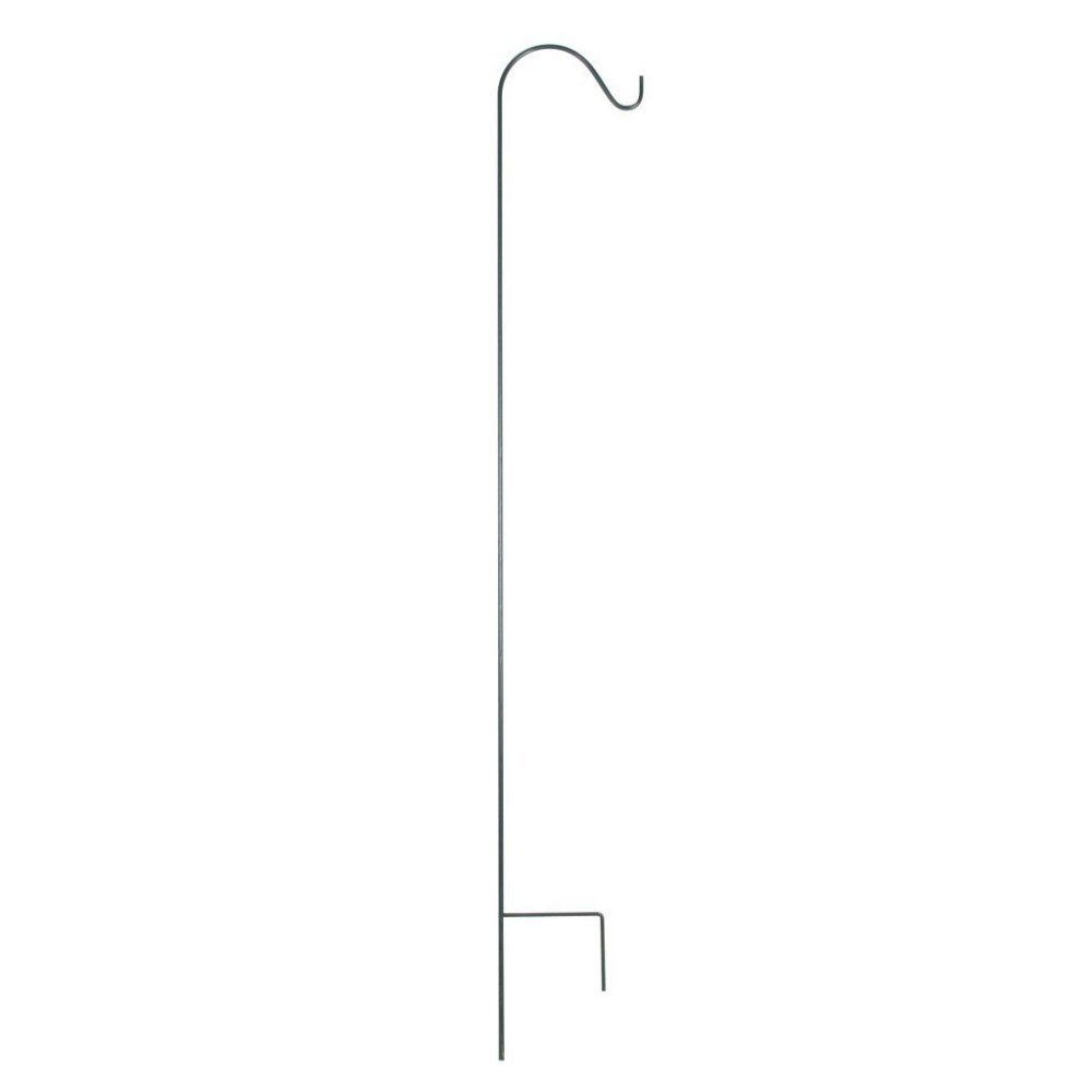 48 In. Single Shepherd’s Hook, Black - Thirsk Garden Centre