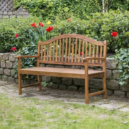 ACACIA SERPENTINE 5FT BENCH ALEXANDER ROSE