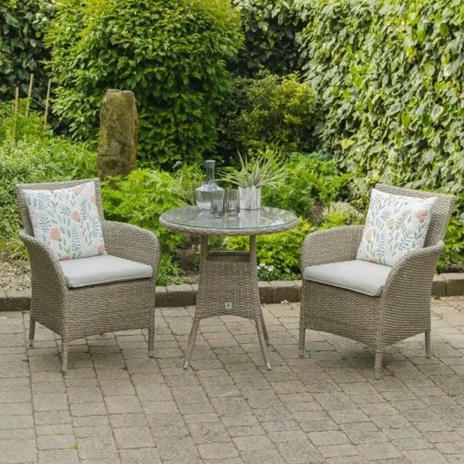 BISTRO MONACO SAND 2 SEAT SET - Thirsk Garden Centre