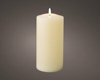 BO WAX CANDLE W/TIMER CREAM 19cm