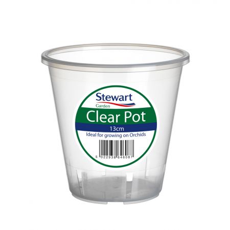Clear Pot 13Cm