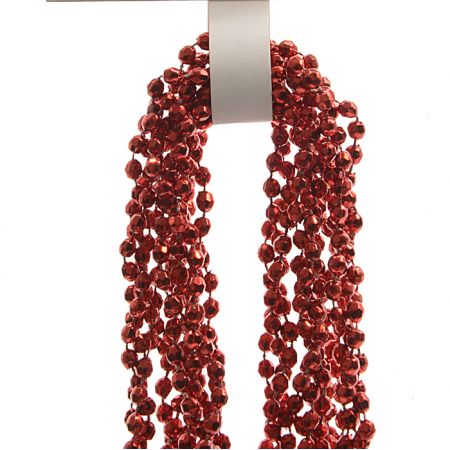 Diamond Bead Garland Red 270Cm