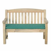 EMILY BENCH 3 SEATER (5ft) SEAT PAD - GREEN