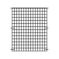 Large Fence Panel Grid Multi-Purpose Black - image 1