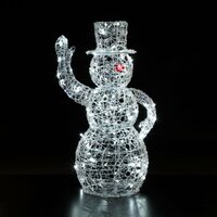 LED ACRYLIC SNOWMAN 1m 120 LIGHTS