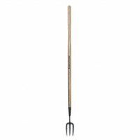 Long Handled Fork Carbon Steel K & S - image 2