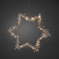 Metal Star Wreath 60cm LED - image 1