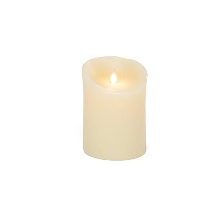 Premier Decorations Battery Operated Flickering Amber LED Wax Candle 10cm