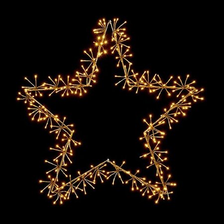 reduced STAR GOLD CLUSTER LED 90cm WARM WHITE