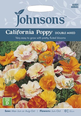 UK/JO-CALIFORNIA POPPY Double Mixed - image 1