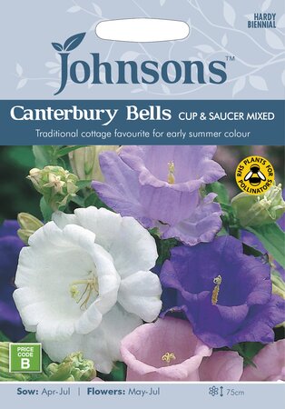 UK/JO-CANTERBURY BELLS Cup & Saucer Mixed - image 1