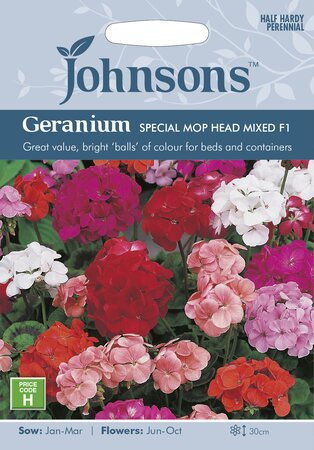 UK/JO-GERANIUM Special Mop Head Mixed F1