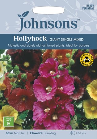 UK/JO-HOLLYHOCK Giant Single Mixed