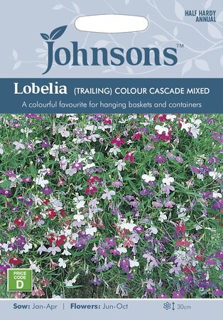 UK/JO-LOBELIA (Trailing) Colour Cascade Mixed