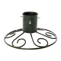 XMAS TREE STAND SLEIGH BASE GREEN 5IN